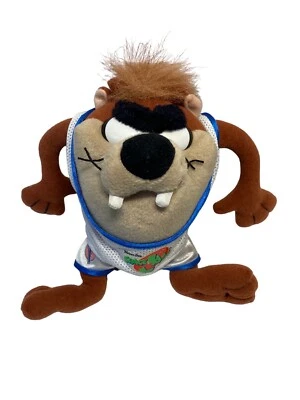 Space Jam 1996 Taz McDonalds Collectible 8" Plush Warner Bros Looney Tunes Vtg - Image 1 of 4