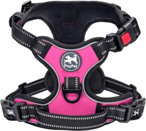 No Pull Dog Harness, No Choke Front Clip Dog Reflective Harness, Adjustable Soft - Picture 1 of 12