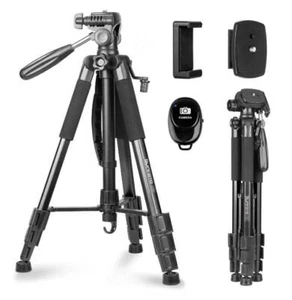 Sunfoto ST60-Tripod, Kamera Stativ 160cm Leichtes Fotostativ mit 2 - Bild 1 von 11