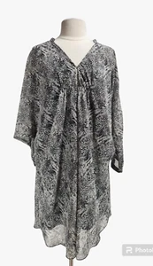 W118 by WALTER BACKER Womens Hight Low Hem Knee Length Dress Size 8 Gray Chiffon - Picture 1 of 7