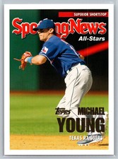 2005 Topps Updates & Highlights #UH149 Michael Young NM+
