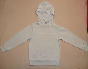 Kinder Kapuzen Pullover Champion hell blau Gr. 126 / 131 - Bild 1 von 2