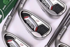 Ping G20 Irons / 4-PW+SW / Black Dot / Regular Flex Ping TFC 169 Shafts - Picture 1 of 7
