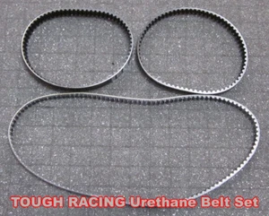 SERPENT VIPER 989e 990e Urethane reinforced BELT SET(3) 903299 903795 904193 - Picture 1 of 2