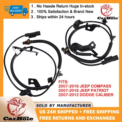 Sensor de velocidad de rueda ABS trasero derecho e izquierdo para Jeep Compass Patriot 2007 2008-2016 Foto 1 de 4