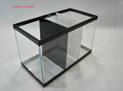 JAX RACKS Top Fin 10 Gallon Fish Tank Divider ( No Suction Cups Required)