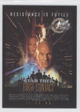 2000 Skybox Star Trek: Cinema 2000 Posters Star Trek: First Contact #P8 3v3