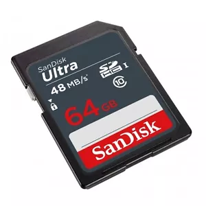 SanDisk Ultra 48MB/s 64GB Class 10 SD SDHC SDXC 320X UHS-I HD Flash Memory Card - Picture 1 of 3