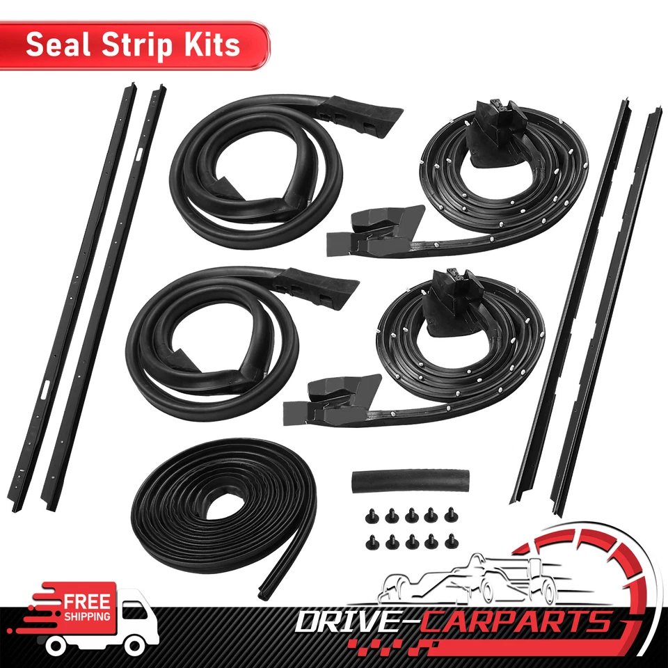 9x Roof Rail Window Door Trunk Weatherstrip Seal for Chevy Monte Carlo SS 83-88 Foto 1 de 4