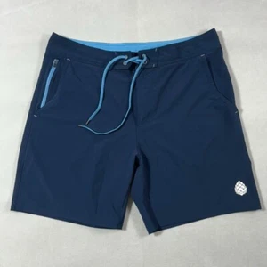 Stio CFS Board Short Men 36x7 Blue Stretch Quick Dry Pockets - Picture 1 of 15