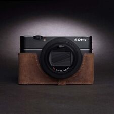 Handmade Genuine Leather Camera Cover Half Case Bag For Sony RX100 M6 M7