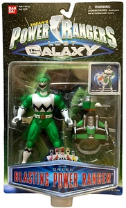 Mighty Morphin Lost Galaxy Green Blasting Power Ranger 1999 Action Figure NEW - Picture 1 of 4