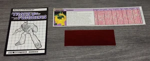 Vintage Transformers Instruction Booklet & Tech Specs EVIL INSECTICON BARRAGE - Picture 1 of 3