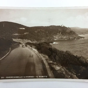 Vintage RPPC Quercianella Il Romito Livorno Italy Photographed By A Campassi - Picture 1 of 4