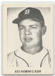 1978-79 Dearborn Card Show Norm Cash #13 Detroit Tigers - Picture 1 of 2