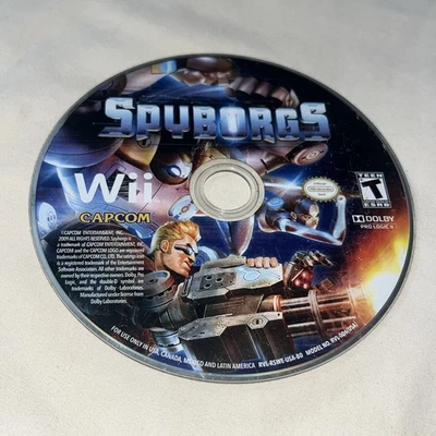 Spyborgs (Nintendo Wii, 2009) Loose Disc Only Capcom Tested Fun Game Kid Friendl - Image 1 of 4