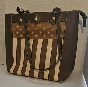 Blazin Roxx All Leather Conceal & Carry Lg Western Style Handbag - Picture 1 of 7