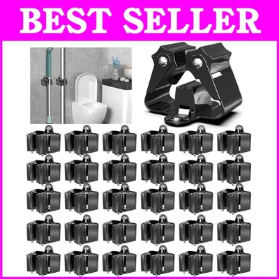 Escoba organizadora de acero inoxidable montaje en pared - paquete de 30 soluciones de almacenamiento de alta resistencia Foto 1 de 4