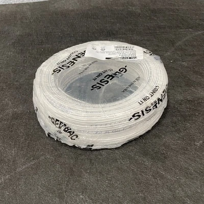 GENESIS 21015801 FPLP Multi-Conductor Cable, 500ft, 22/2C, Solid, White - Image 1 of 4