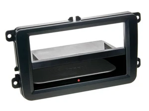 Radioblende Inbay DIN Autoradio für Seat / Skoda / VW - schwarz - Bild 1 von 1
