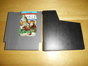 Nintendo NES Spiel: Toki (mit schwarzem Schutzhülle!) Taito Platformer 1991; selten! - Bild 1 von 4