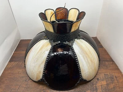 Stained Glass Tiffany Style 18" Hanging Dome Light Forecast Lighting Co. - Image 1 of 4