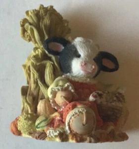 #142840 Mucca nel mais 1995 oggetto da collezione.ENESCO Mary's Moo Moos - Foto 1 di 3