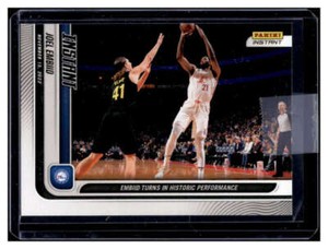 JOEL EMBIID 2022-23 Panini Instant /88 #40 76ers NBA Historic Pe ID:44770