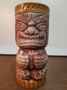 Orchids Of Hawaii RARE Jeweled Eyes Keramik Tiki Becher - Bild 1 von 2
