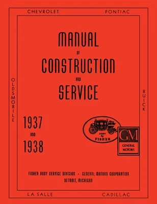 Fisher Body Shop 1937-1938 manual Foto 1 de 2