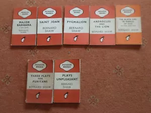 SEVEN VINTAGE PENGUIN PAPERBACK FICTION (1946) REASONABLE COND - Picture 1 of 1