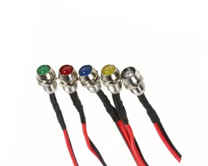 5mm LED con soporte 6 - 12 voltios para RC Car Buggy barco avión heli iluminación - Imagen 1 de 6