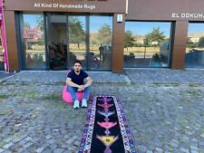 Carpet, Turkish rug, Vintage rug, Handmade rug, Runner, Wool | 2,3 x 11 ft