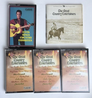 RARE Elvis Sings Country Favorites Country Entertainers Readers Digest Tapes B10 - Image 1 of 4