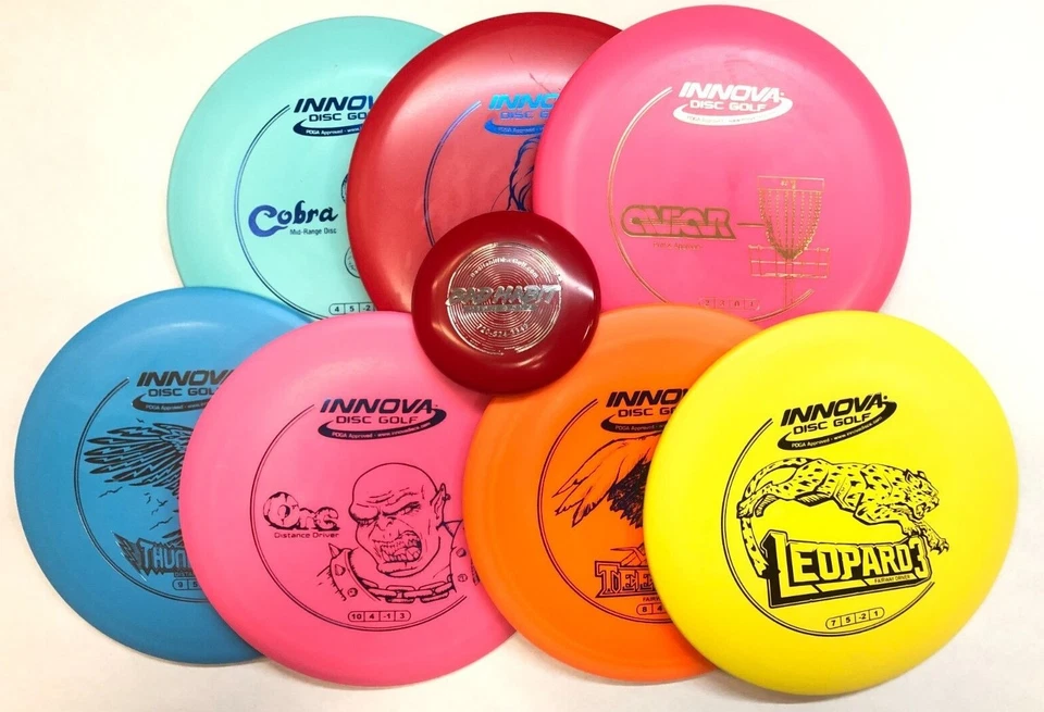 НОВЫЙ FRISBEE ДИСК ГОЛЬФINNOVA ПОСТРОИТЬ СВОЙ СОБСТВЕННЫЙ 7 УПАКОВКА DX СТАРТОВЫЙ НАБОР W МИНИ МАРКЕР - Изображение 1 из 1