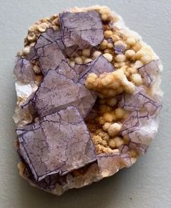Purple Pattern Fluorite/Quartz Druzy matrix,Metaphysical,Crystal,Unique,Decor,UV - Picture 1 of 13