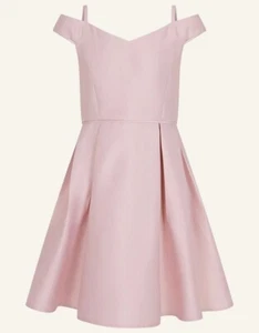 Monsoon Bardot duchess twill prom dress pink - Picture 1 of 6