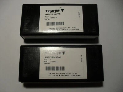 Genuine Triumph Street Triple Tiger 800/Xc Front Brake Pads Conjunto T2020377 - Imagem 1 de 4