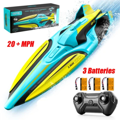 4DRC S1 RC Boat 30km/h High Speed Remote Control Racing Boat Ship Toy Gift - Image 1 of 4