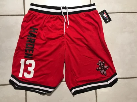NWT UNK Houston Rockets James Harden NBA Shorts Men's XL Cover