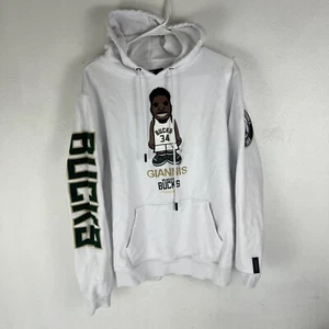 Giannis Antetokounmpo Pro Standard Milwaukee Bucks Hoodie Size Large Rare  - Picture 1 of 8