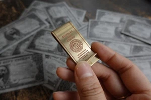 Clip de dinero THE SUPERIOR LABOR SL0068 TSL latón macizo L0,9 x H2 pulgadas - Imagen 1 de 7