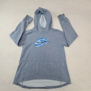 Nike Sweater Boys Large Gray Pullover Sweatshirt Hoodie Kids Youth - Picture 1 of 6