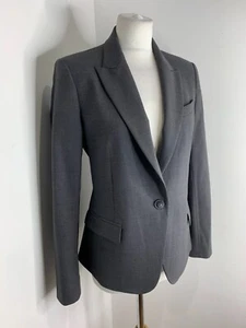 Chaqueta Blazer Theory Gabe B 2 Urban Ajustada US 8 UK 10 12 EN MUY BUENA CONDICIÓN Mezcla Lana Gris - Imagen 1 de 11