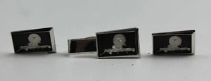 NASA Tie Clip RCA Early Space Exploration Moon Satelight Tie Clip Cuff Links - Picture 1 of 2