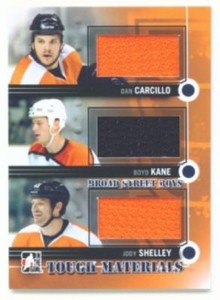 DAN CARCILLO, KANE & JODY SHELLEY "TOUGH MATERIALS JERSEY" ITG BROAD STREET BOYS