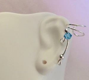 Splendidi orecchini NUOVI in argento sterling 925 con vetro cristallo (vedi altro in negozio) - Foto 1 di 3