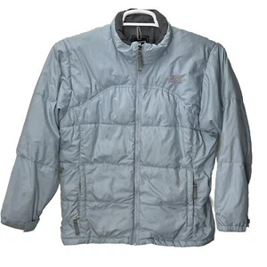 The North Face Girls Goose Down Puffer Jacket Size L (14/16) Baby Blue - Picture 1 of 11