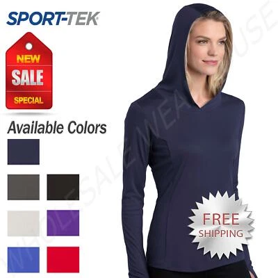 Sport-Tek Womens PosiCharge Dri-Fit Workout Pullover Hoodie M-LST358 - Image 1 of 3