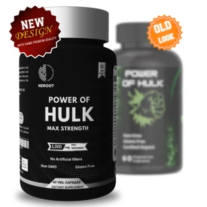 Gorra Power of Hulk 60. apoyo a la libido, fuerza, resistencia, refuerzo de testosterona - Imagen 1 de 8